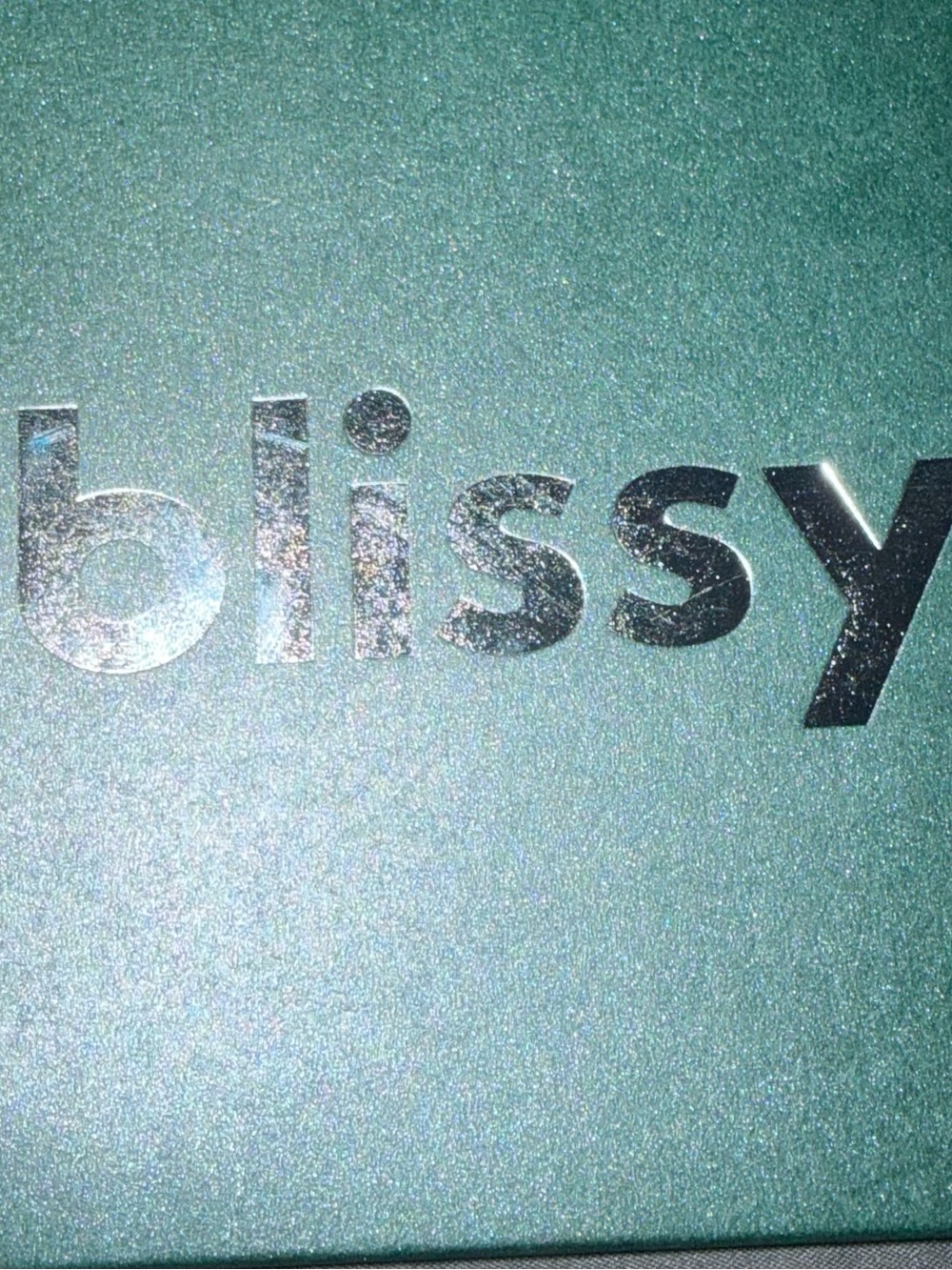 New Blissy Emerald Green sleep mask
